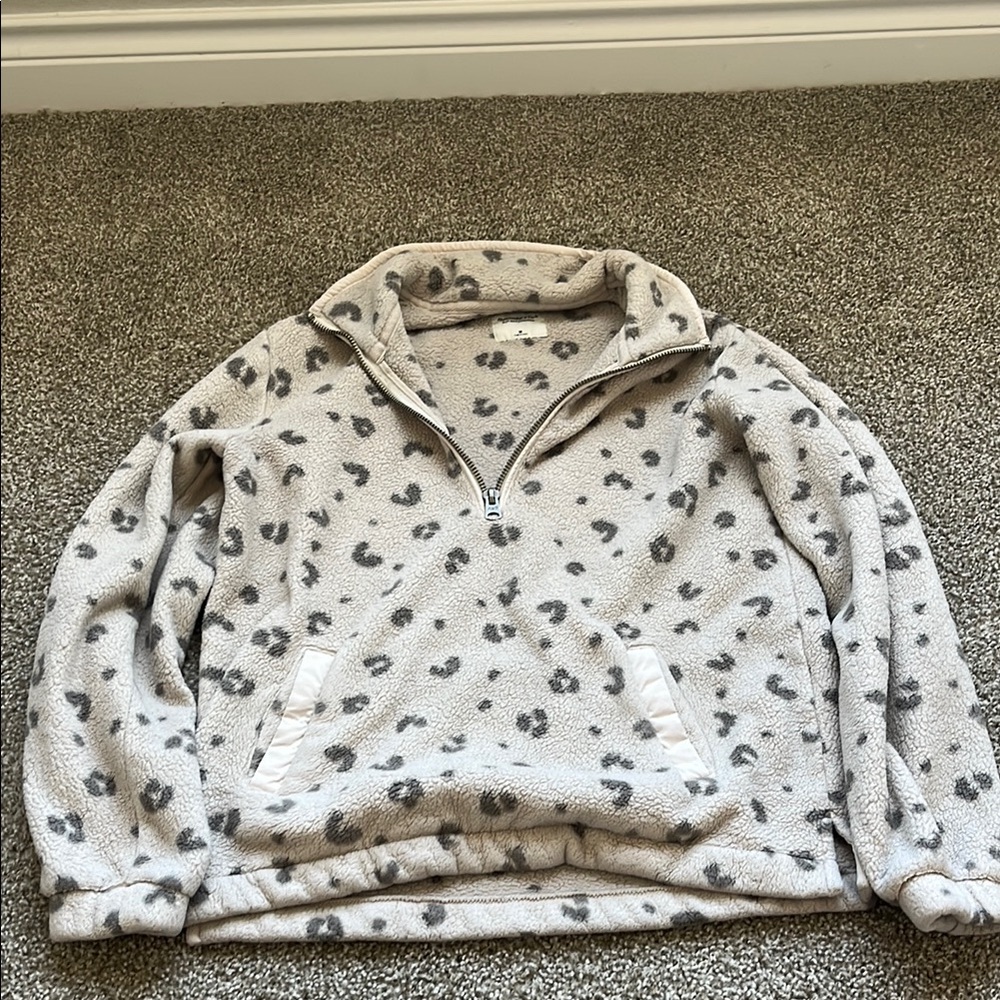 Abercrombie and Fitch Leopard Print Sweater